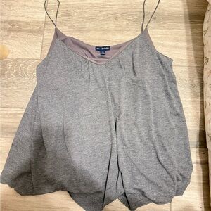 Gray Sleeveless Top